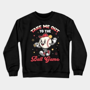 Baseball Mom Oversized Gift For Men Women Crewneck Sweatshirt